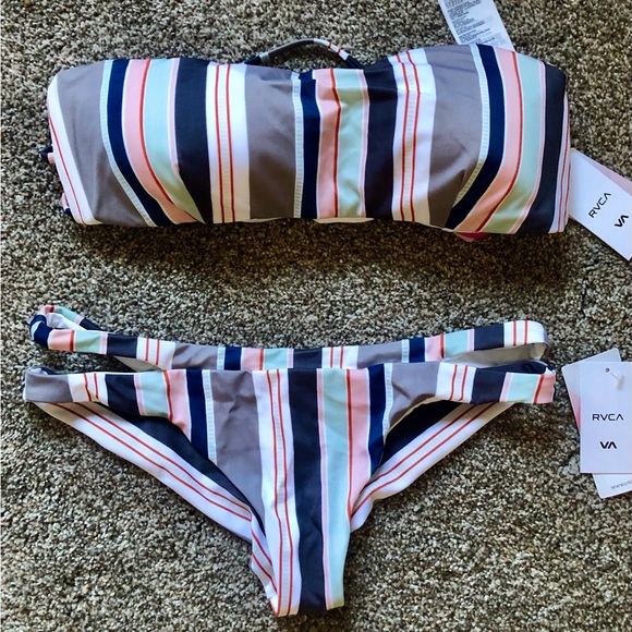 RVCA Off Shore Cheeky Bikini Bottom - Picture 5 of 7